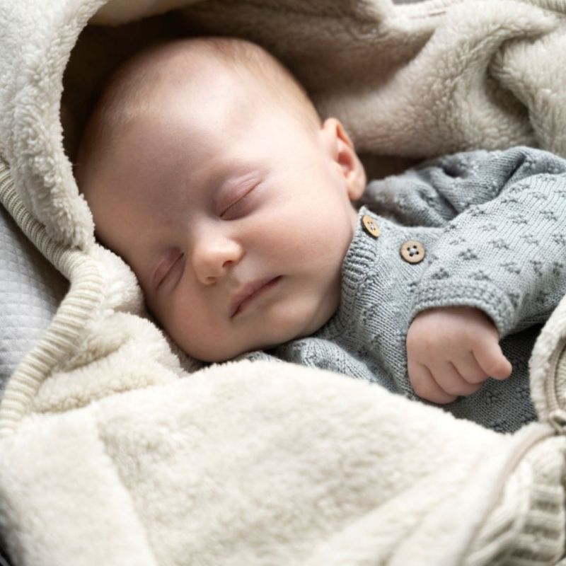 Nid d'ange passe sangle Sierra Blanc Cassé (groupe 0+) Baby's Only Ambiance 2