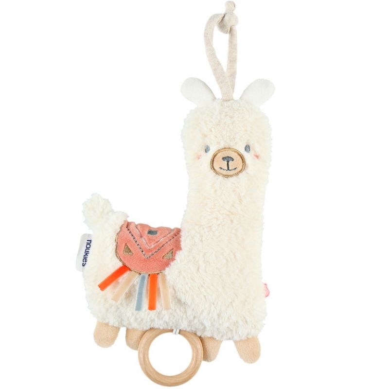 Peluche musicale lama Sacha (22 cm) Noukie's
