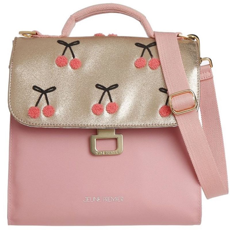 Sac isotherme cerise Cherry pompon Jeune premier