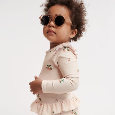 Lunettes de soleil Darla Mr Bear Rose transparent (1-3 ans)