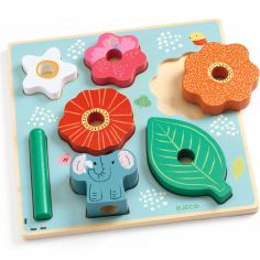Puzzle en relief Puzz & Stack Happy (7 pièces) - Djeco