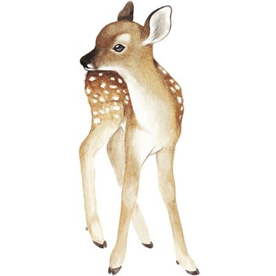 Grand sticker Oh deer faon (26 x 60 cm)