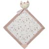 Doudou Plat Léonard Le Renard - Velours Doux Avec Attache-sucette - Cadeau Naissance