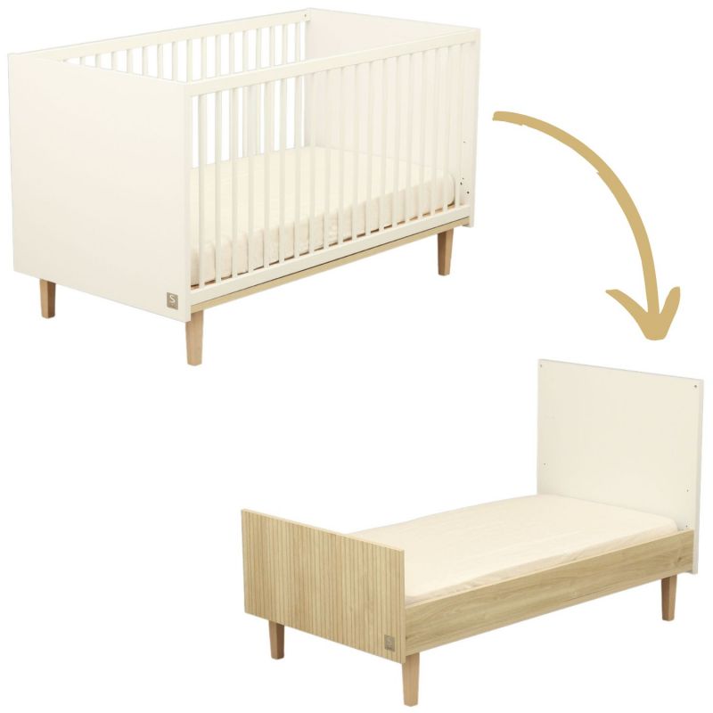 Lit évolutif Little Big Bed Paloma (70 x 140 cm) Sauthon mobilier Produit 1