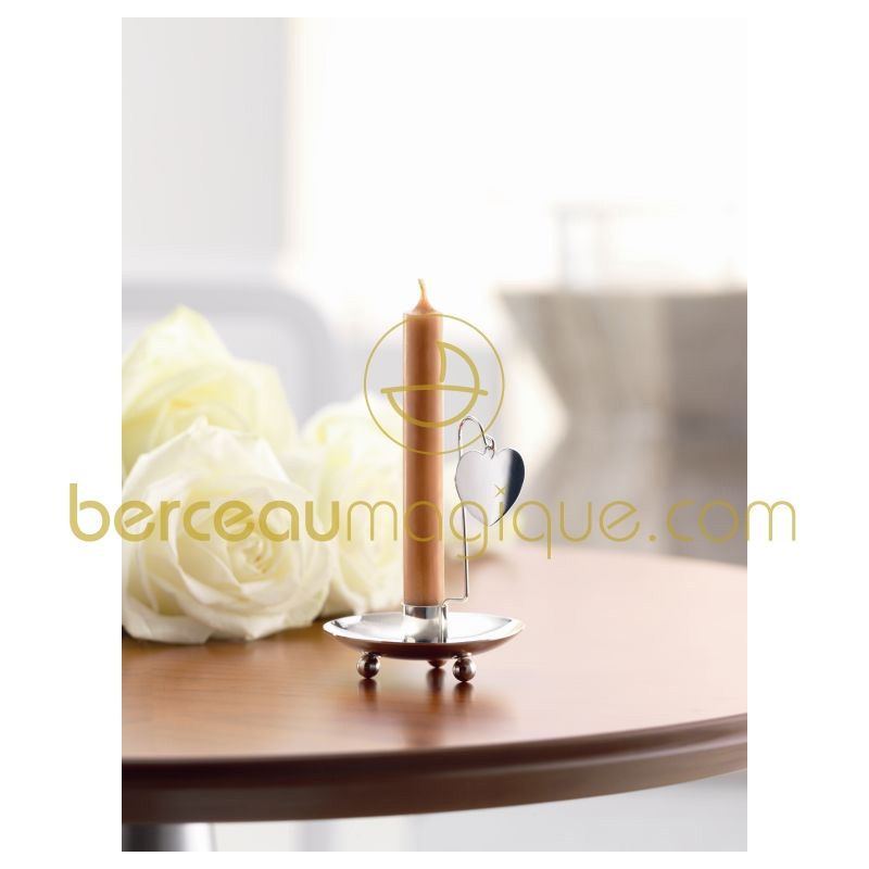 Bougeoir  de table motif Coeur (argent massif) Robbe & Berking