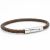 Variation Marron du produit Bracelet L'Epicurien marron (acier) de la marque Petits trésors