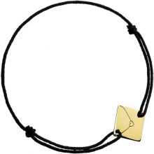 Bracelet cordon Enveloppe coeur (or jaune 750°)  par Maison Augis