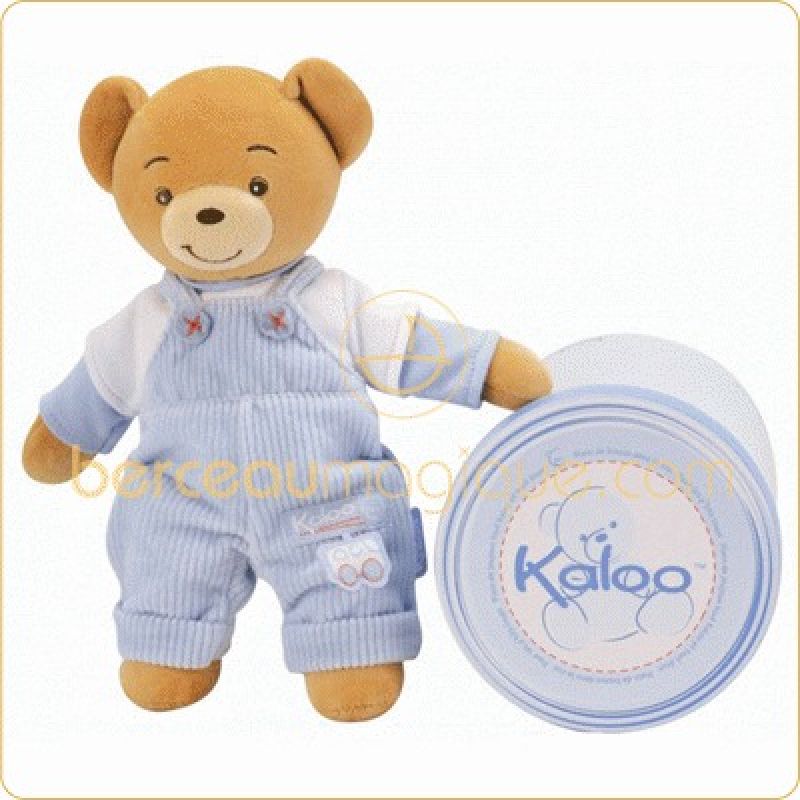P'tit ours floppy Blue (30 cm) Kaloo