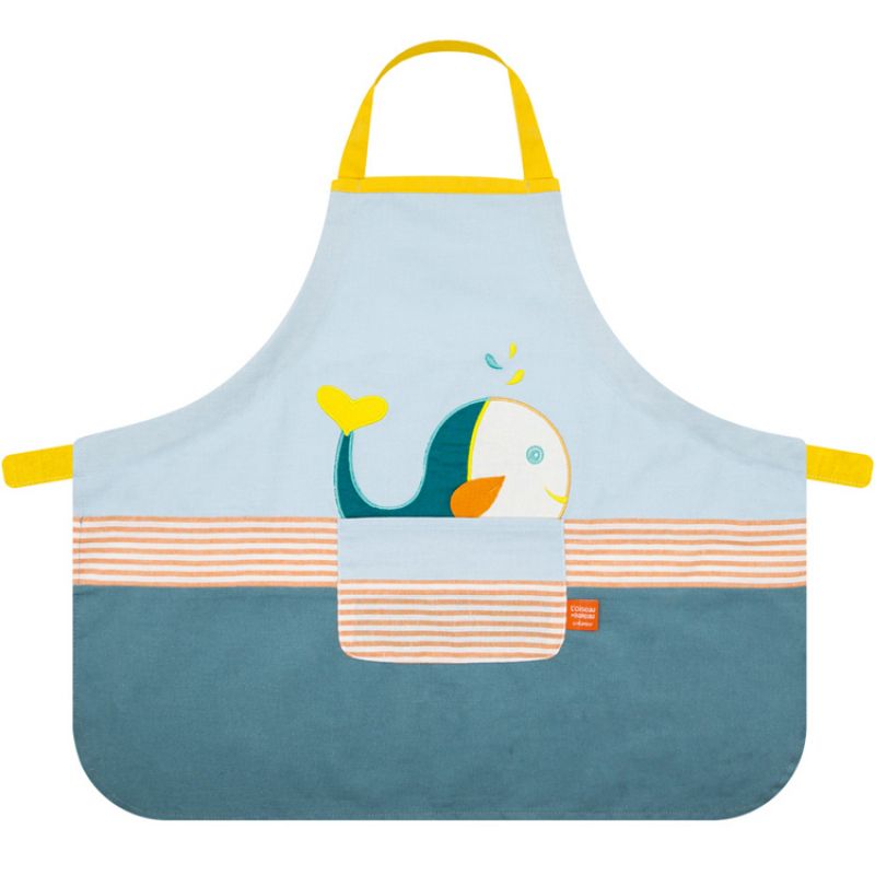 Tablier enfant baleine L'oiseau bateau