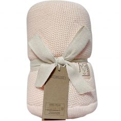 Couverture bébé polaire crème (80 x 80 cm)