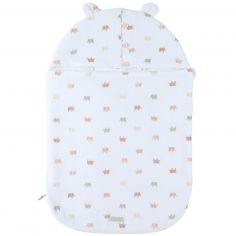 Nid d'ange mousseline de coton Elephants - Noukie's