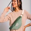 Sac banane Olivia Velours Vert d'eau Hindbag Ambiance 1