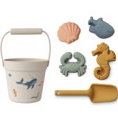 Lot de jouets de plage Dante Sea creature sandy (6 pièces)