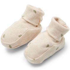 Chaussons Green Leaves (Taille 1) - Little Dutch