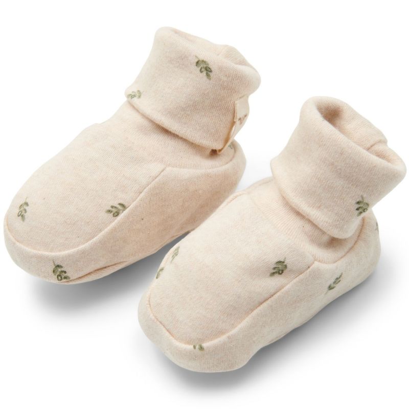 Chaussons Green Leaves (0-3 mois) Little Dutch Produit 1
