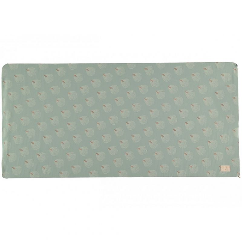 Matelas de sol St Barth White gatsby Antique green (60 x 120 cm) Nobodinoz