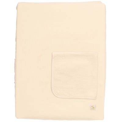 Matelas à langer + serviette Vanille (52 x 68 cm)