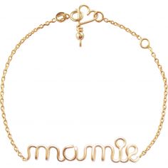 Bracelet chaîne Mamie S (goldfilled jaune 14 carats) - Padam Padam