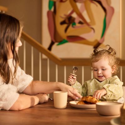 Coffret repas en silicone Natural Shades (4 pièces)