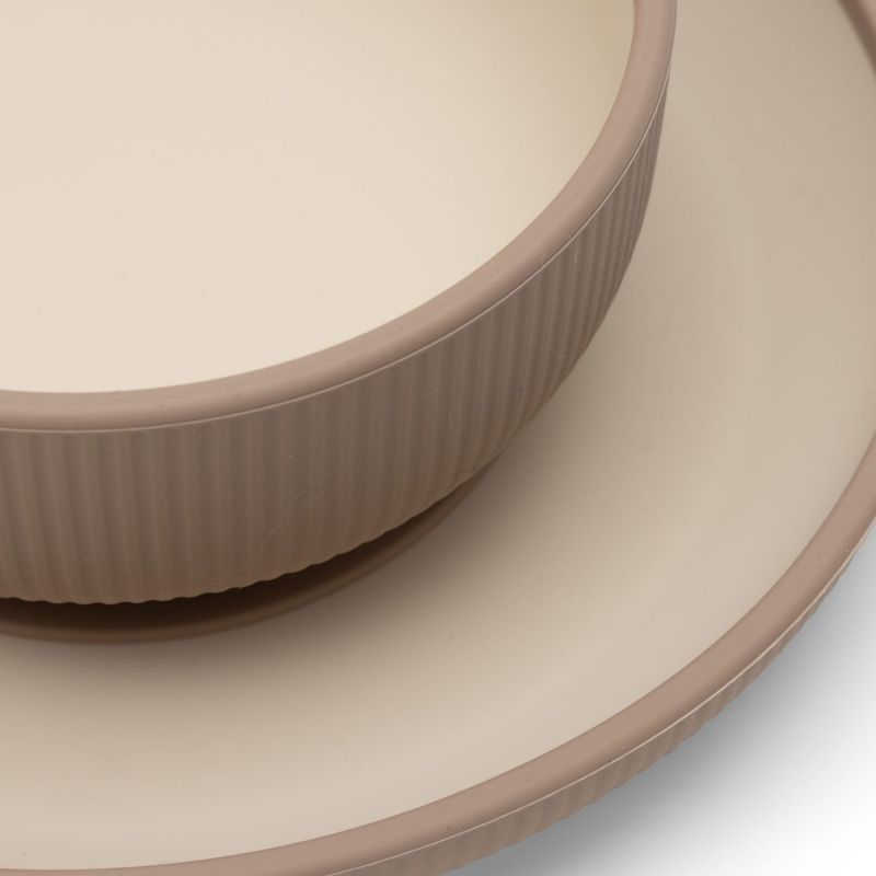 Coffret repas en silicone Natural Shades (4 pièces) Jollein Produit 4