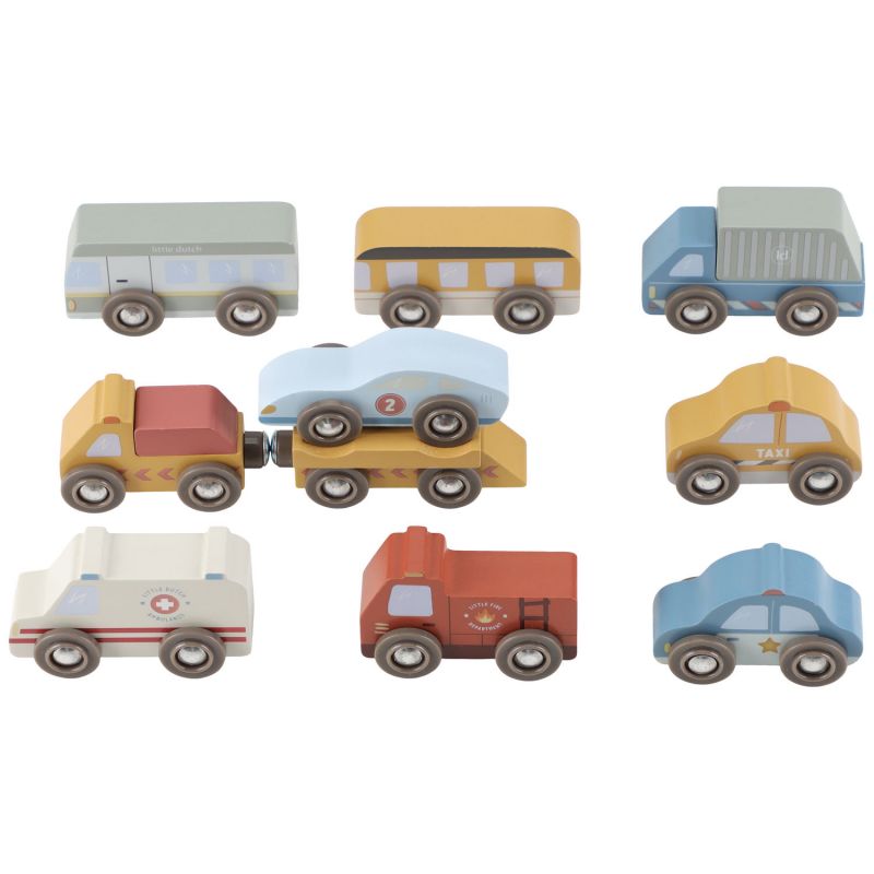 Ensemble de véhicules en bois Little Dutch Produit 5