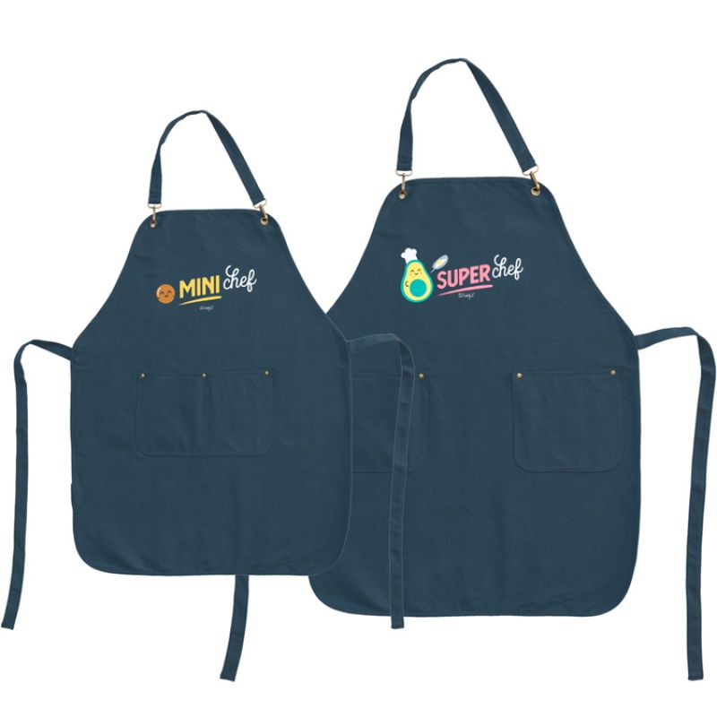 Set de 2 tabliers de cuisine Superchef & Minichef Mr. Wonderful