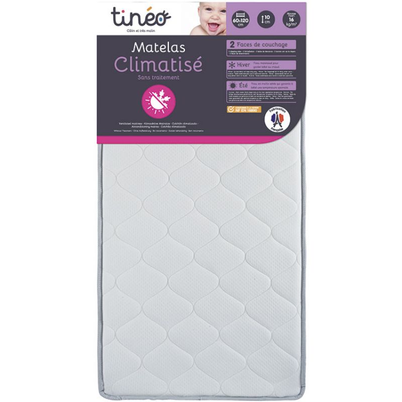 Matelas climatisé 2 faces (60 x 120 cm) Tinéo Produit 1 grande taille