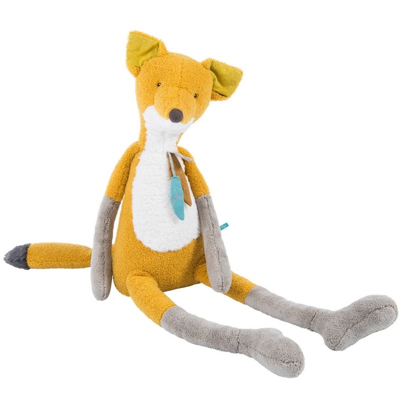 Peluche géante Renard Chaussette Le voyage d'Olga (96 cm) Moulin Roty