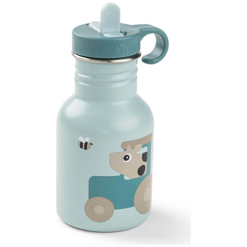 Gourde inox Tiny farm Bleu (350 ml) Done by Deer Produit 1