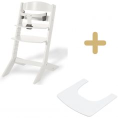 Chaise haute Syt évolutive avec tablette blanche - Geuther