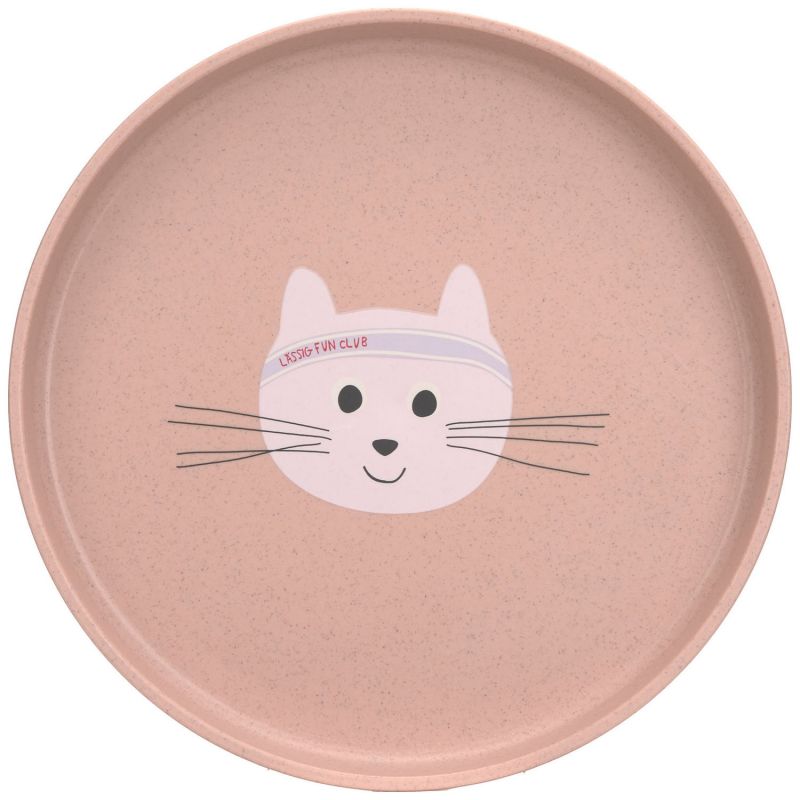 Assiette en polypropylène et cellulose Tiny Team Chat Lässig Produit 3