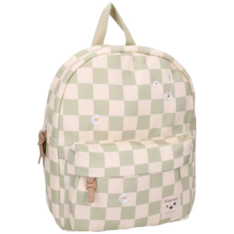 Sac à dos enfant Nostalgia Pâquerettes beige et vert (31 cm) Kidzroom Produit 1