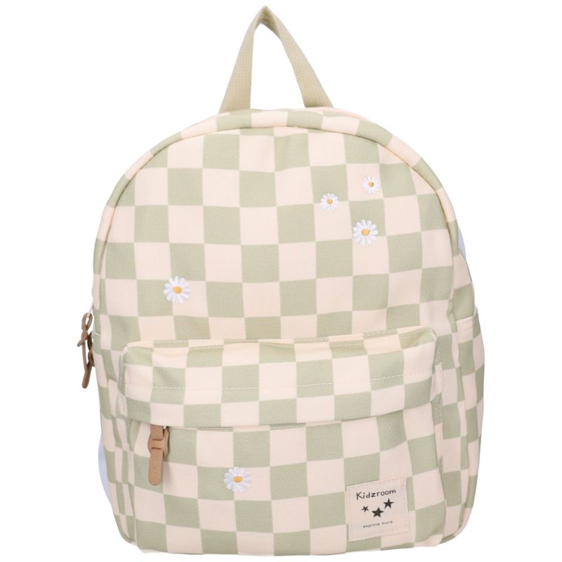 Sac à dos enfant Nostalgia Pâquerettes beige et vert (31 cm) Kidzroom Produit 4