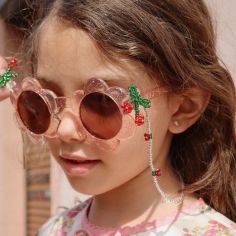 Chaîne de perles pour lunettes de soleil enfant Cherry