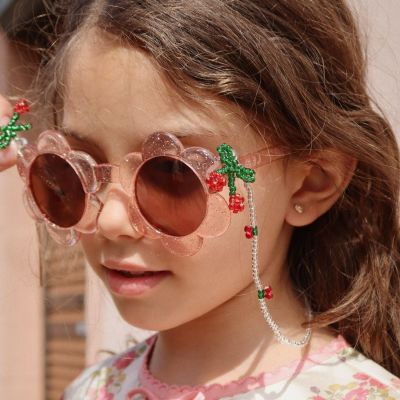 Chaîne de perles pour lunettes de soleil enfant Cherry