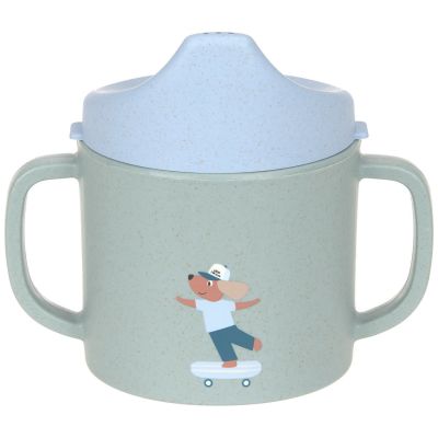 Tasse d´apprentissage en polypropylène et cellulose Tiny Team Chien Lässig 