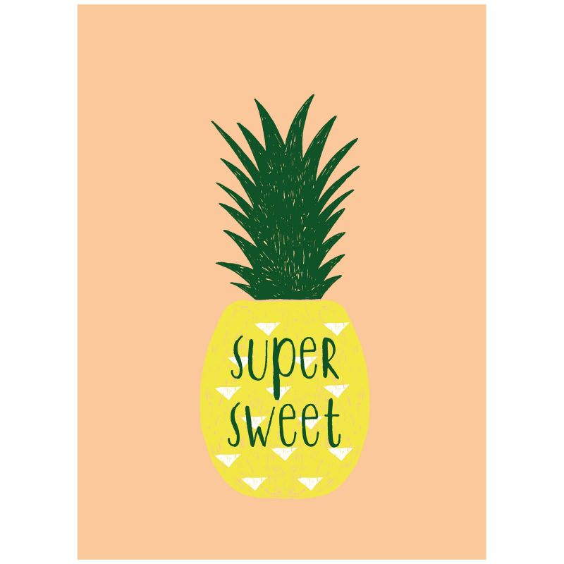 Affiche ananas Super sweet (30 x 40 cm) Trixie