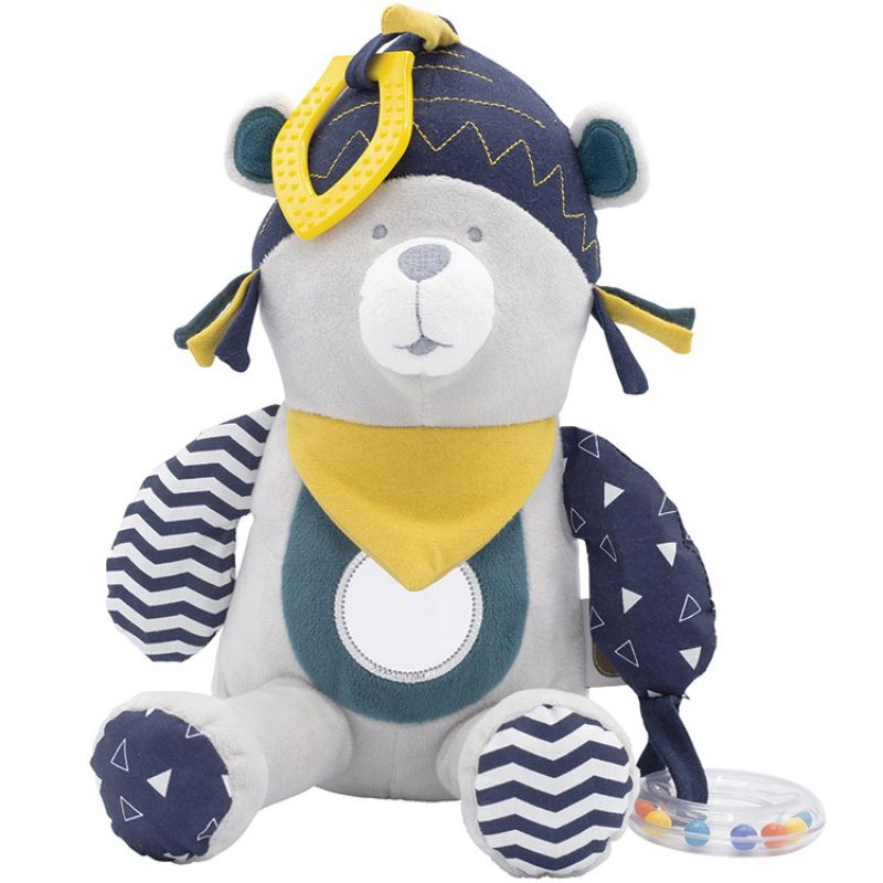 Peluche d'activités ours Lama M'ours (27 cm) Trois Kilos Sept