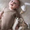 Doudou attache sucette Heaven Clay/Warm Linen  par Baby's Only