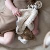 Doudou attache sucette Heaven Clay/Warm Linen  par Baby's Only