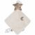 Variation Beige, marron, noir du produit Doudou attache sucette Heaven Clay-Warm Linen de la marque Baby's Only