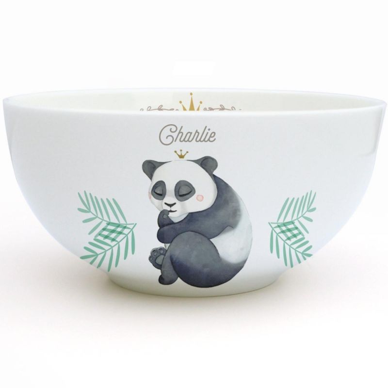 Bol en porcelaine Panda (personnalisable) Gaëlle Duval