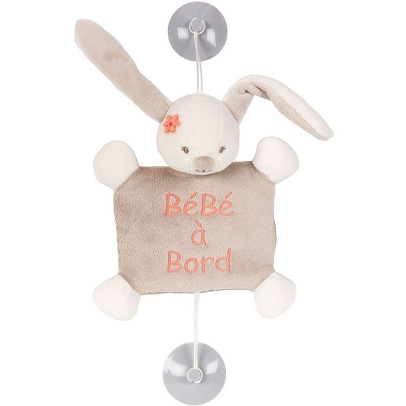 Bébé à bord Mia le lapin Nattou