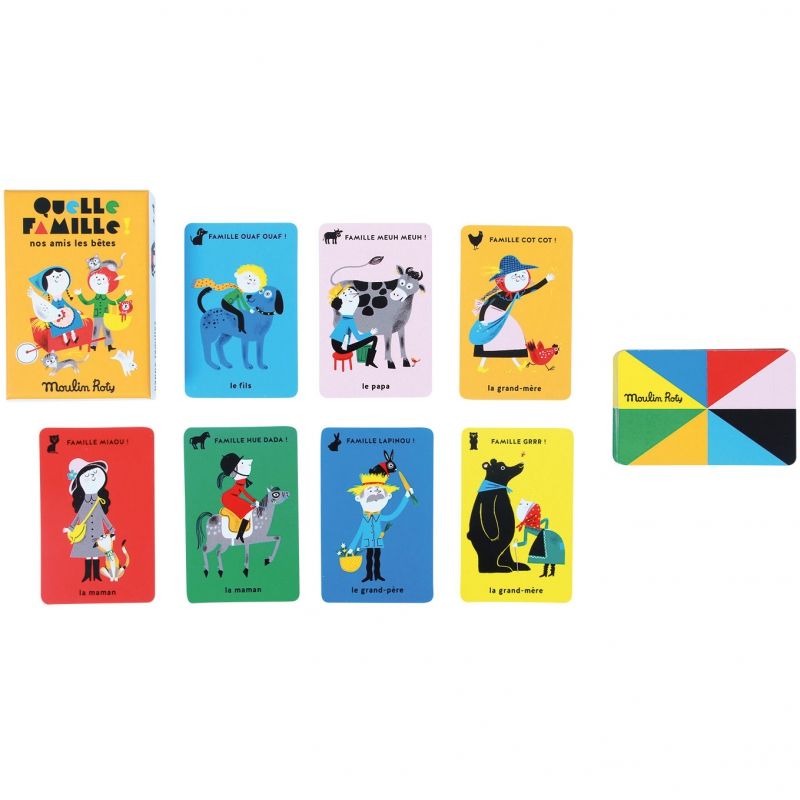 Jeu des 7 familles Les Bambins Moulin Roty