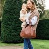 Sac à langer Mommy Club Simili cuir marron foncé Childhome Ambiance 6