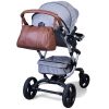 Sac à langer Mommy Club Simili cuir marron foncé Childhome Produit 9