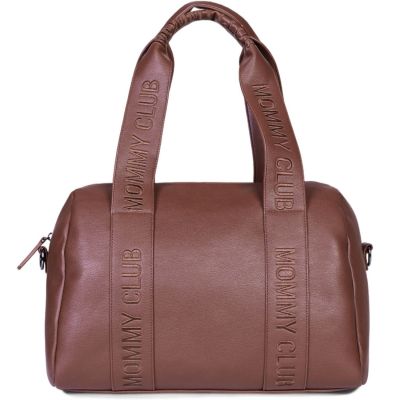 Sac à langer Mommy Club Simili cuir marron foncé