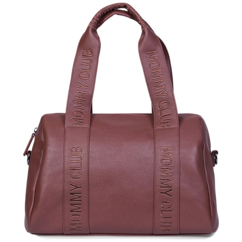 Sac à langer Mommy Club Simili cuir marron foncé Childhome Produit 1
