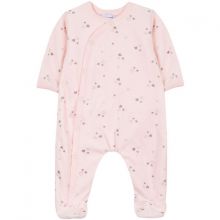 Pyjama chaud rose coeur gris (9 mois : 71 cm)  par Absorba