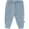 Pantalon de pyjama en velours bio Blue fog (6-12 mois : 67 à 74 cm) - Fresk